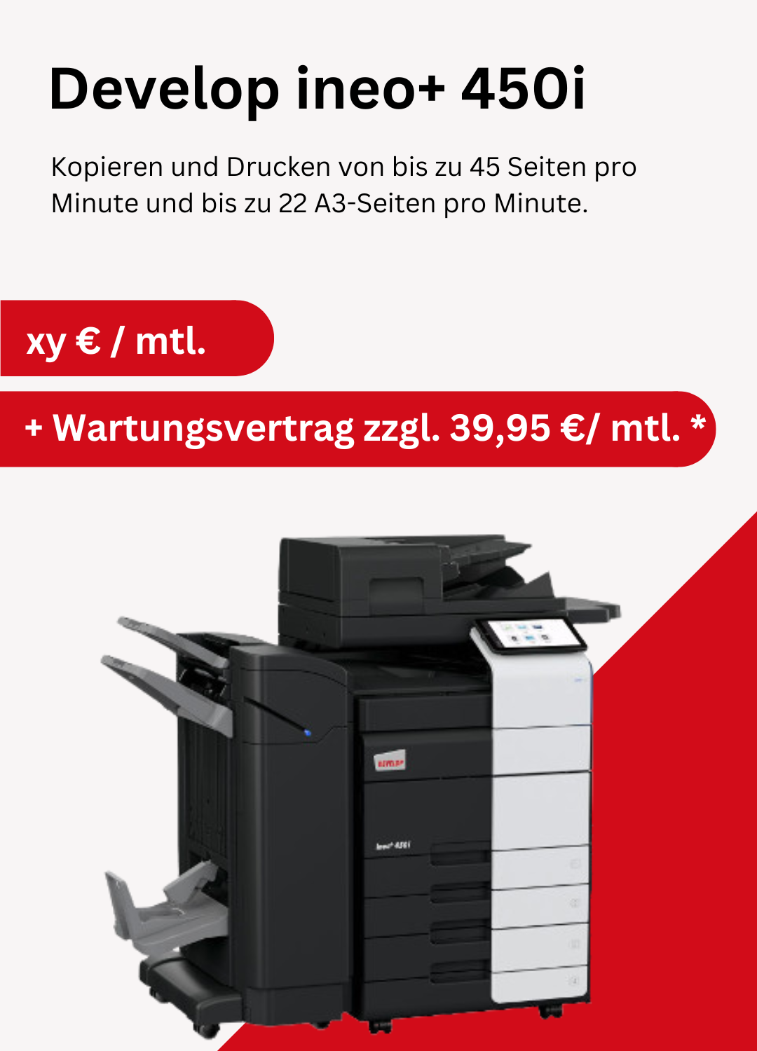 Develop Ineo+ leasen oder mieten bei BDS